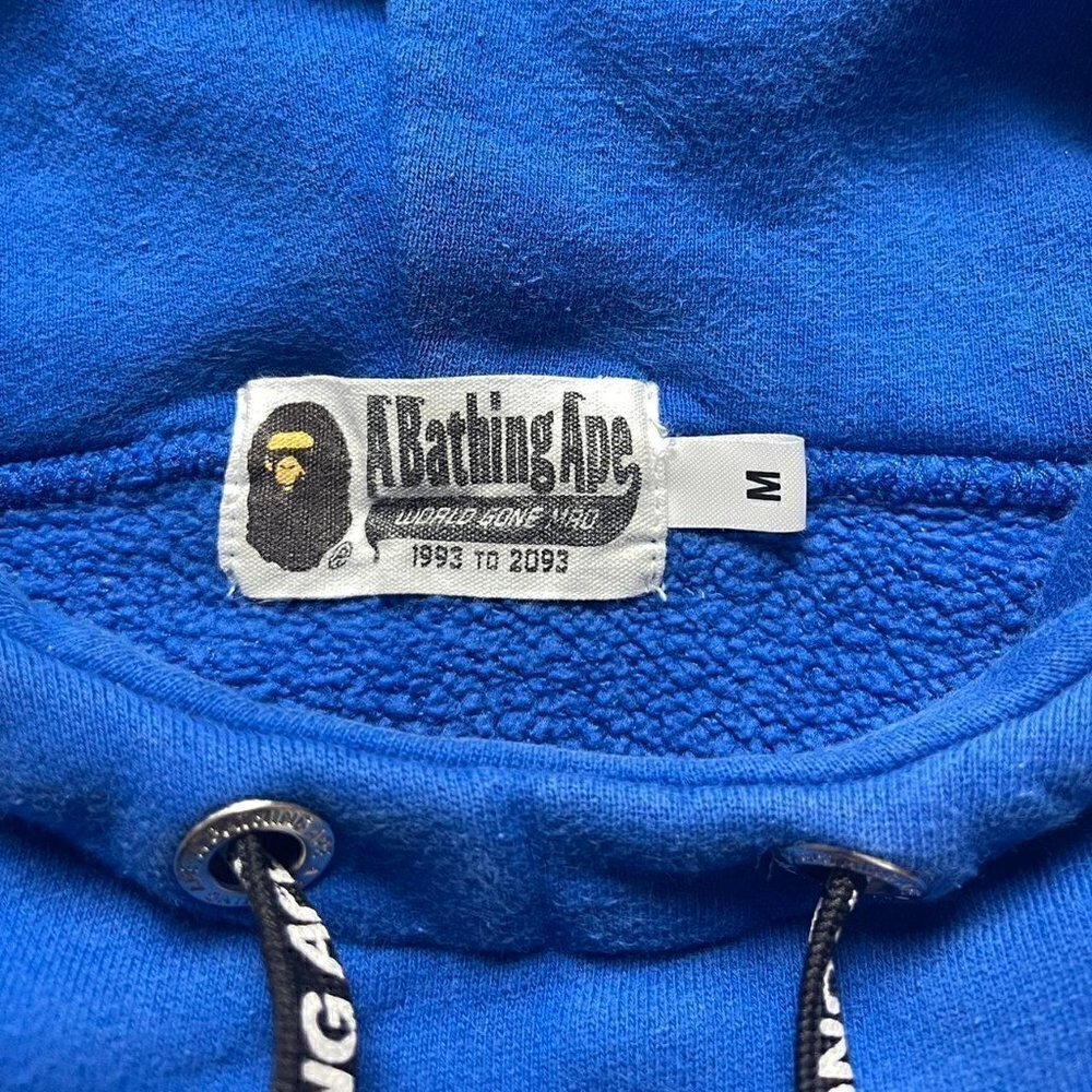 BAPE hoodie sweatshirt blue men’s medium streetwear - Picture 4 of 5